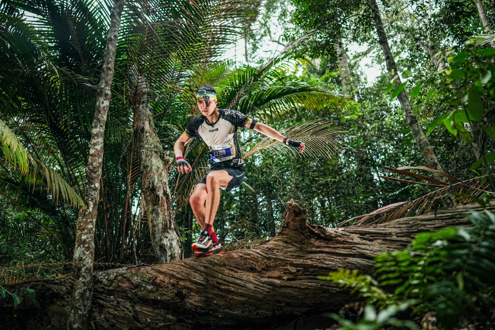 Kristján Chapman on trail
